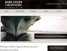 Tablet Screenshot of barrungermcintosh.com